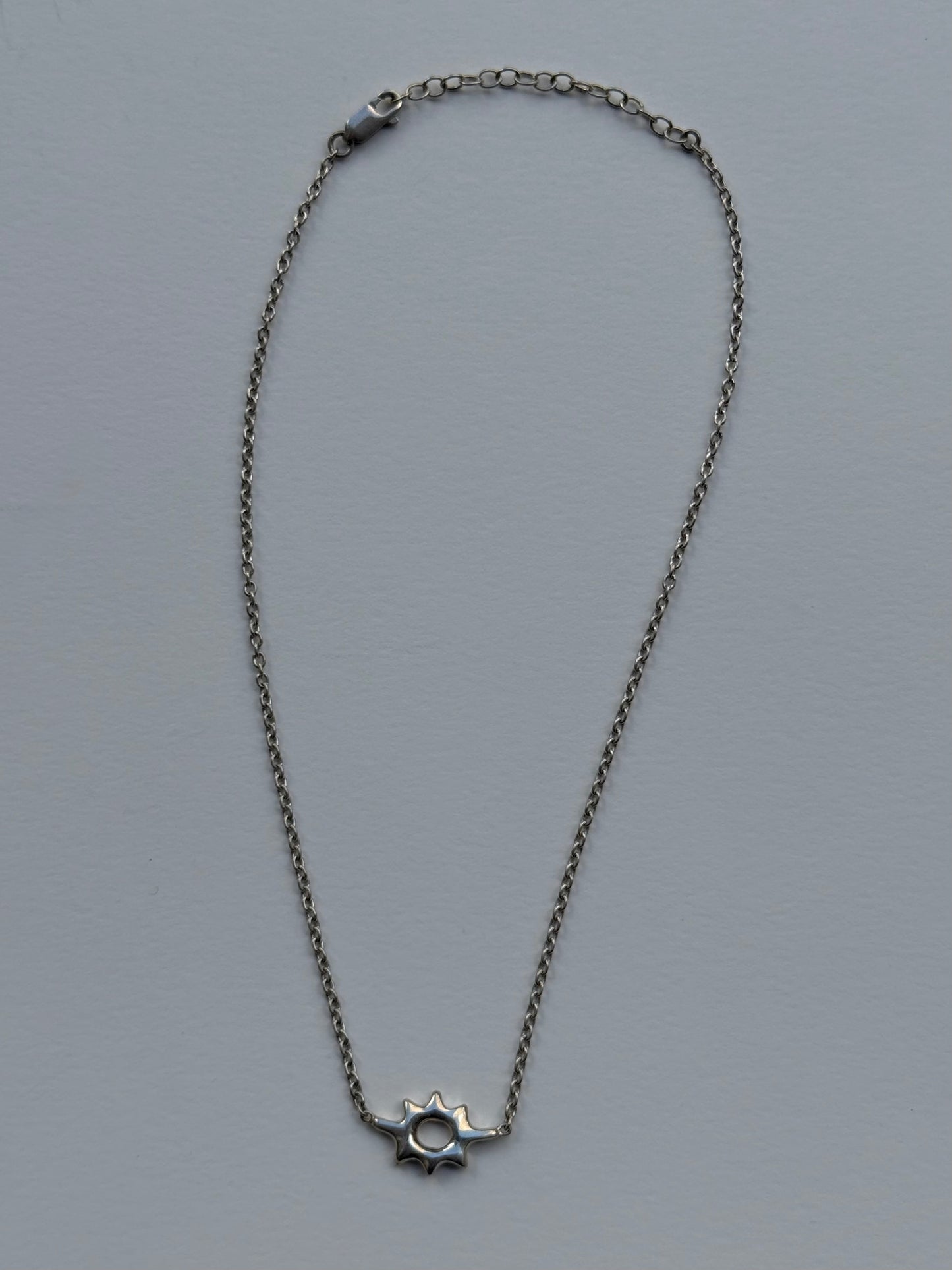 Micro Sunburst Pendant 14-16” Sample