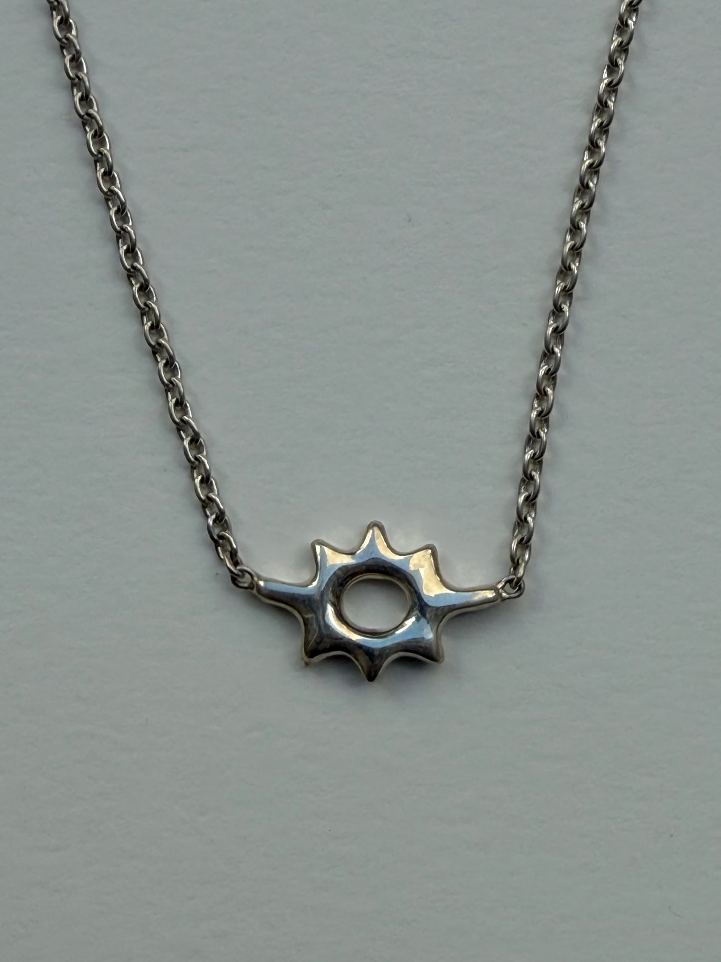 Micro Sunburst Pendant 14-16” Sample