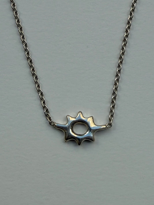 Micro Sunburst Pendant 14-16” Sample