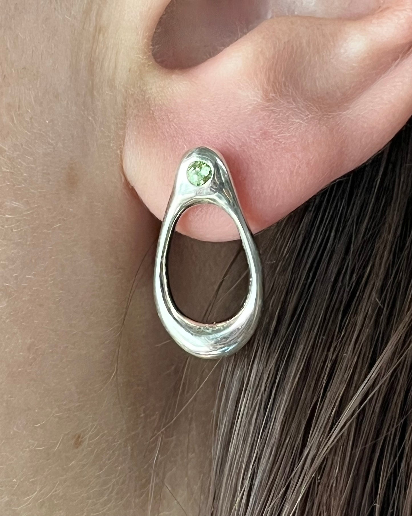 Aurae Earrings | Peridot | Sample
