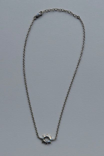 Micro Sunburst Pendant 14-16” Sample