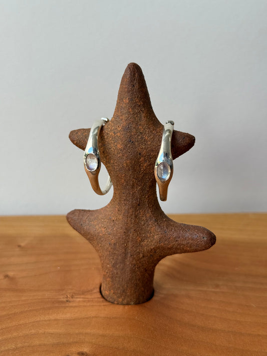 Gemstone Orbita Hoops Moonstone Sample