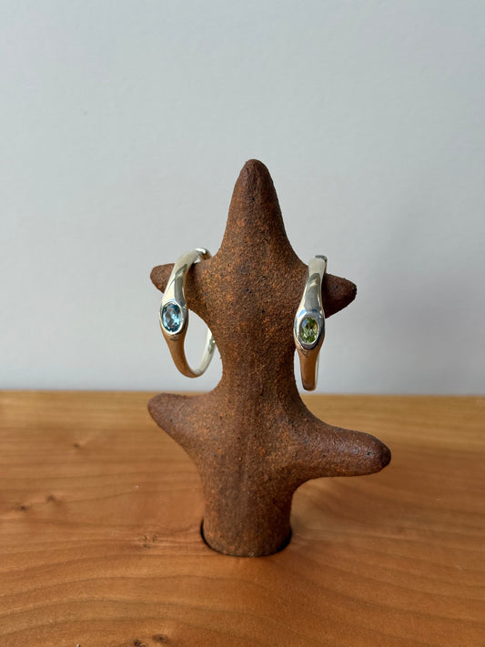 Gemstone Orbita Hoops Mixed Stone Sample