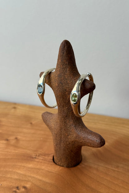 Gemstone Orbita Hoops Mixed Stone Sample