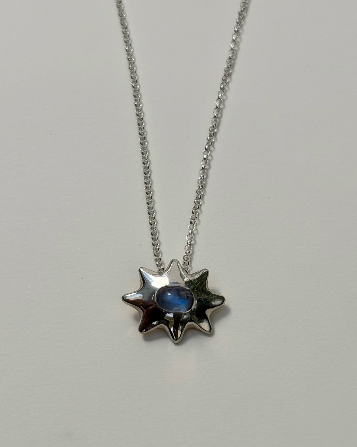 Sunburst Moonstone Pendant