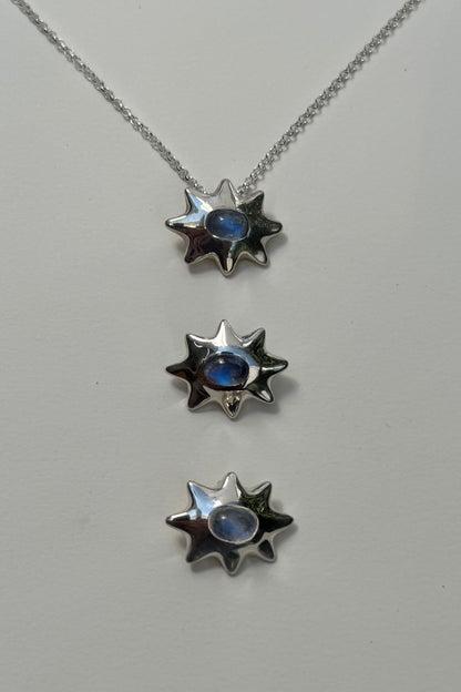 Sunburst Moonstone Pendant