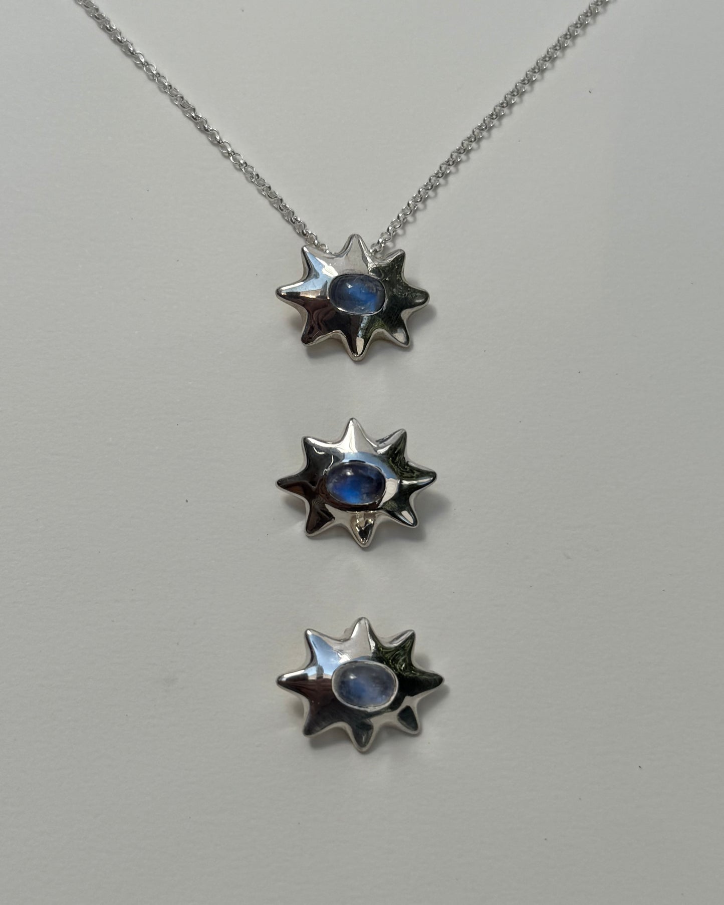 Sunburst Moonstone Pendant