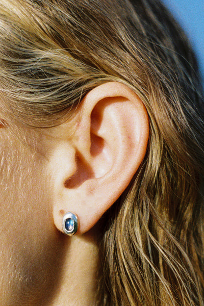Oval River Rock Studs